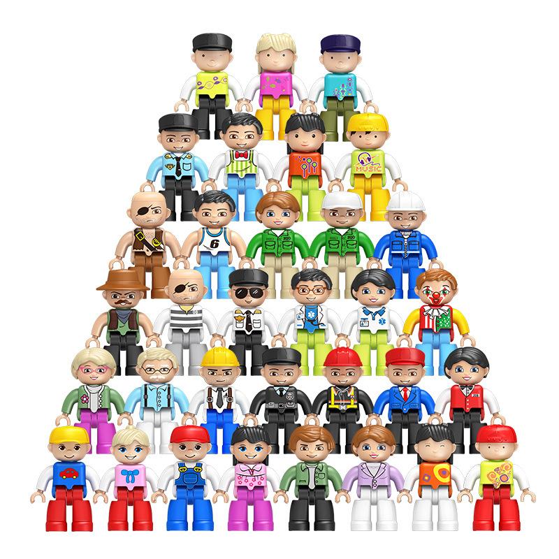 Large Particle Building Block Figurine Assembly Accessories Doll