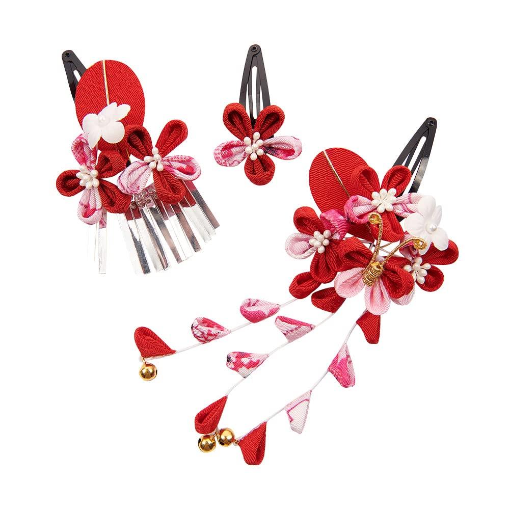 OTAKUMARKET Hair Ornament Set for Set with Design for and Perfect for girls aged 3 to this set includes 4 colors and is perfect for graduations and