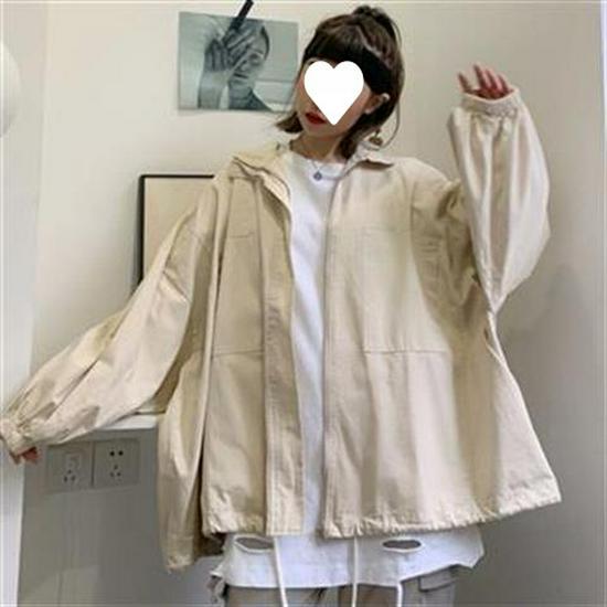 Women's Trendy Salt-style Korean Baseball Jacket: Stylish, Versatile, Loose Fit for Spring/Autumn, Perfect for Students.