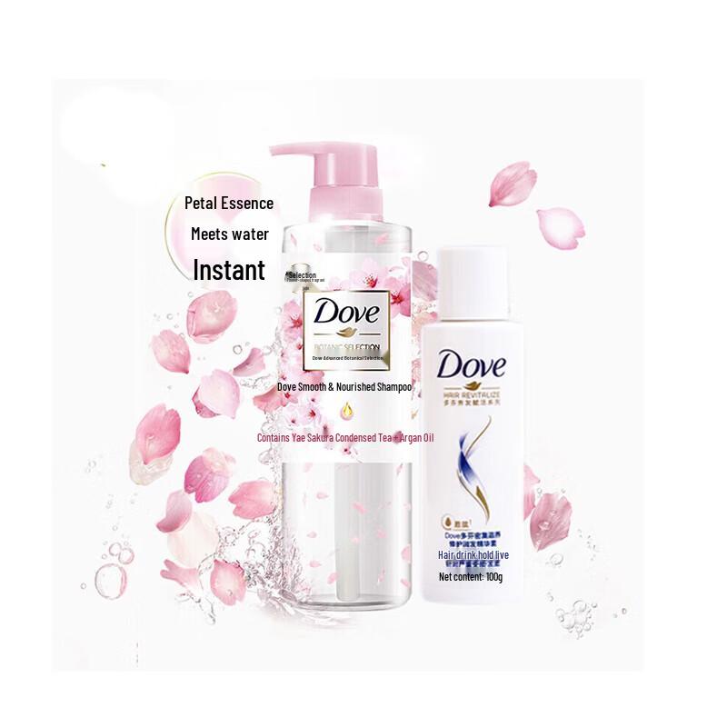 Набор шампуня и кондиционера Dove Botanical Smooth & Silky