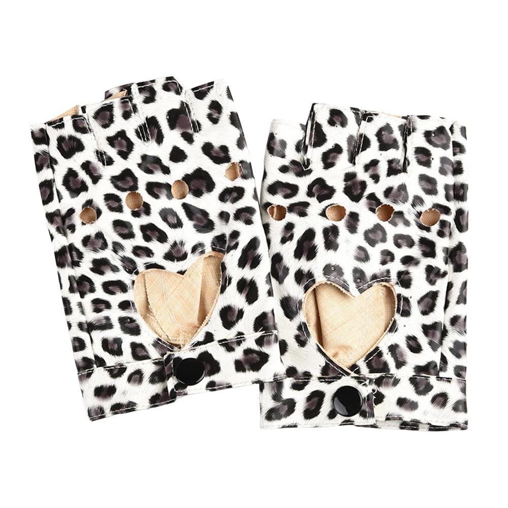 New Fashion PU Leather Fingerless Dance Glove Gothic lolita Jazz Style Cosplay Mittens Cosplay Party Gloves