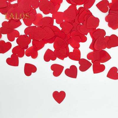 10g/20g/50g Heart Confetti Tiny Red Pink Heart Confetti Sprinkles Romantic Love Heart Crafts for Valentine's Day Wedding Birthday Anniversary