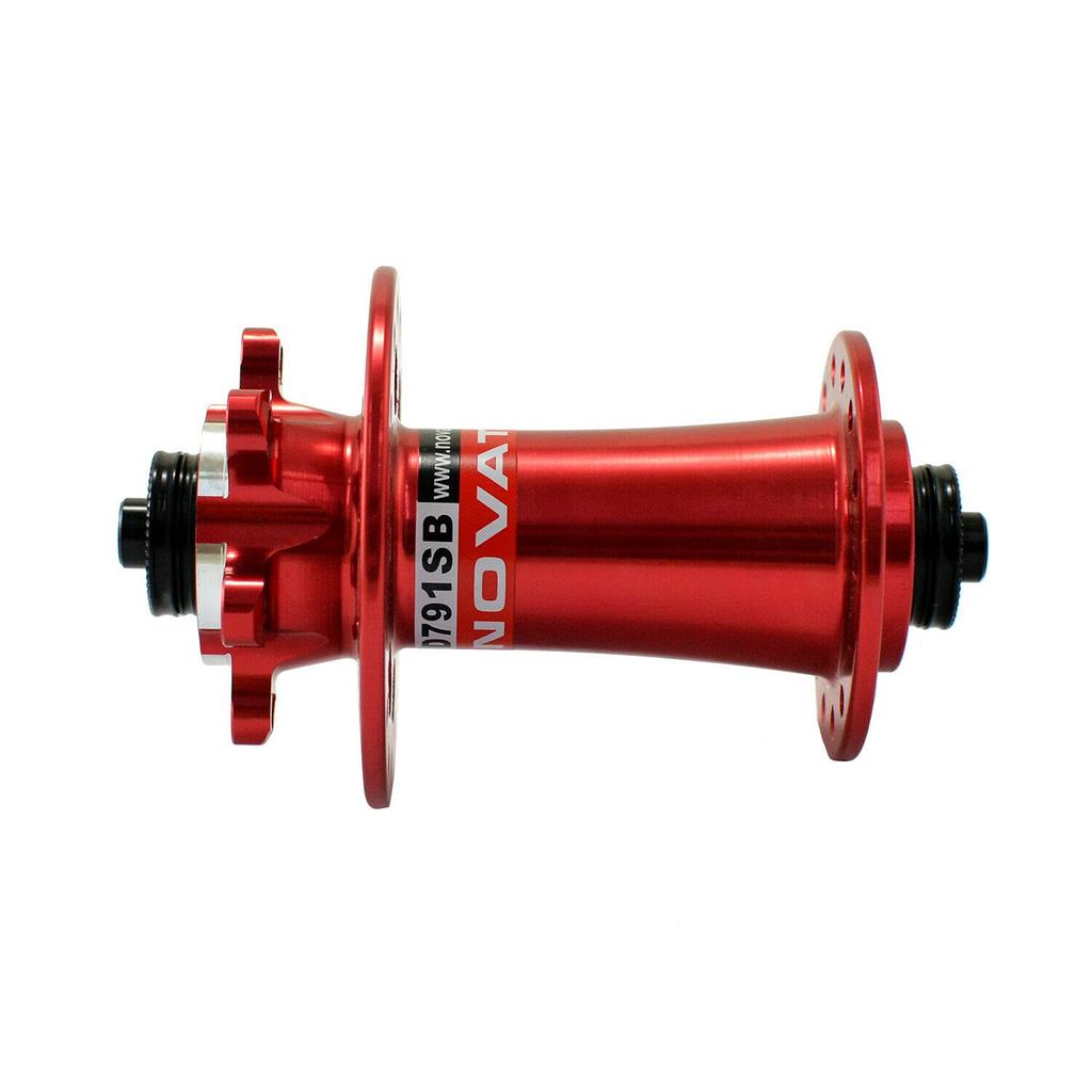 NOVATEC D791SB D792SB MTB 28 Hole Disc Hubs NA2355 + w/Skewers,1 Pair, Red,
