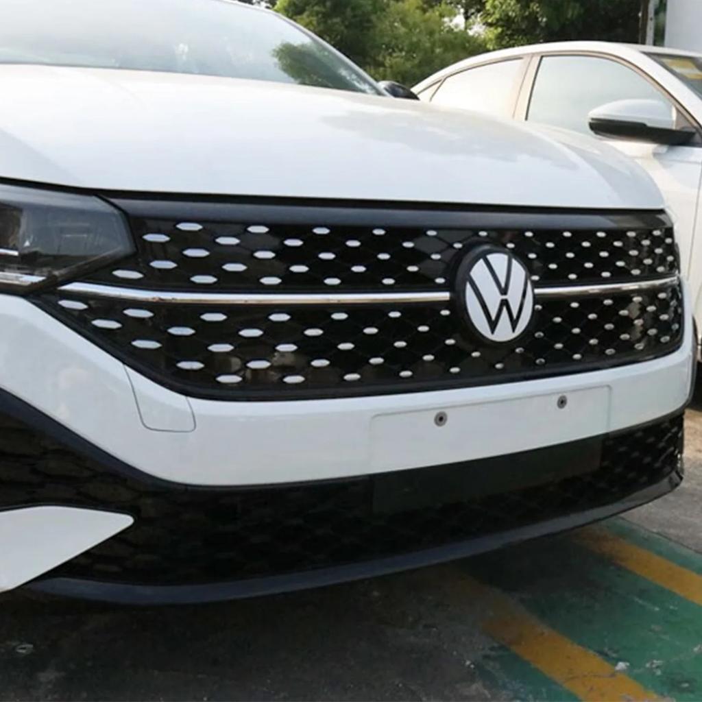 YKPSC1 ·1Set Car Front Radiator Grille Logo Sticker Rear Trunk Lid Badge Cover For Volkswagen VW Tiguan 2017 2018 2019 2020 2022-2023