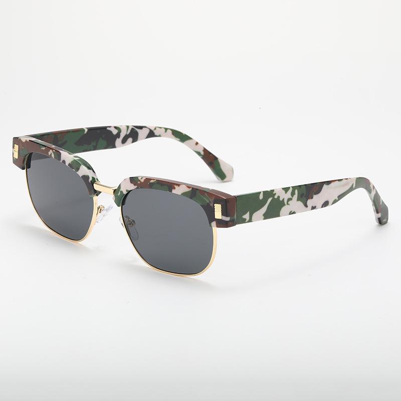 European and American fashion square sunglasses personalized outdoor driving sun protection UV protection sunglasses wear literary retro