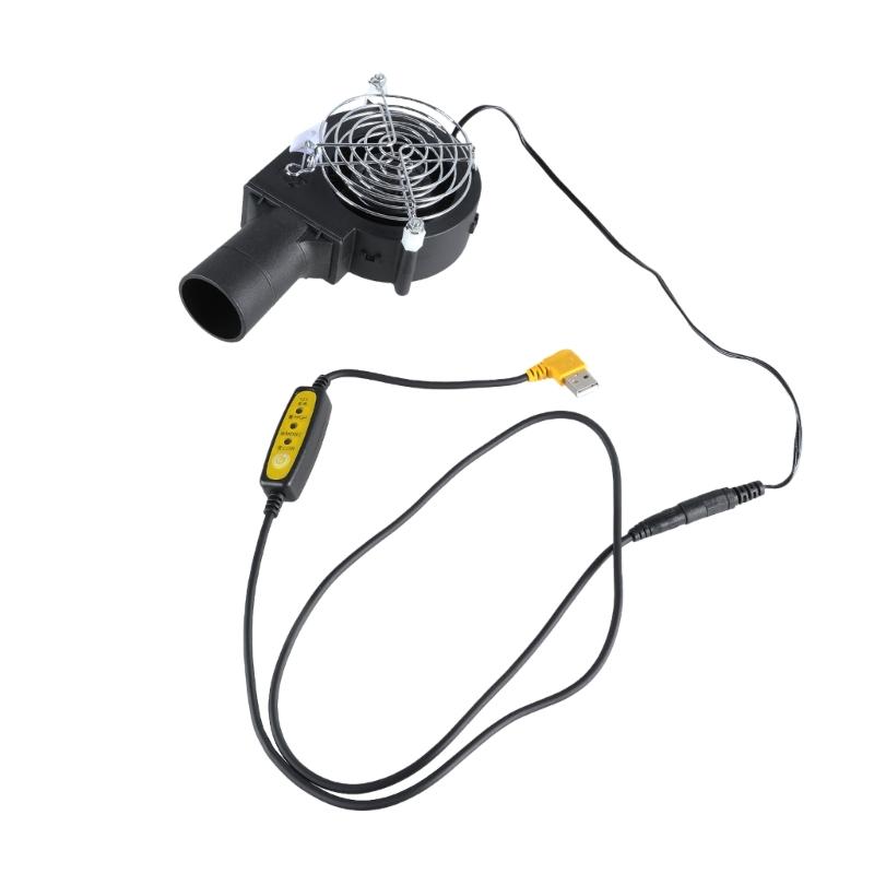 

Variable Speed 5V USB 9733 USB Powered Waist Fan For Cooling During Outdoor Work And Barbecues Air Blower Cooling Fan 1