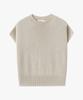 SUARE WOMEN Linen Void Sleeve Knit Beige