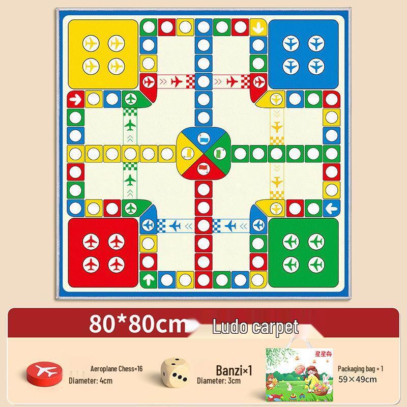 Brangdy Flying Chess Game Mat Set