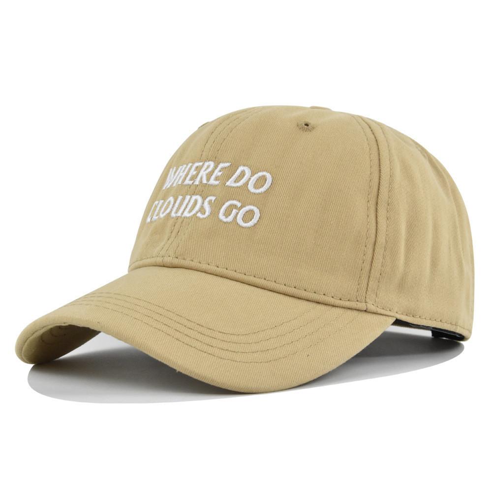 Cap Where Baseball Do Letter Embroidered Duckbill Sunshade Hat Material Cotton