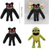 Fun And Frightening 25cm Yellow Grinning Monster Plush Toy Cross-border New Release Dinosaur-inspired Soft And Huggable Characters)
