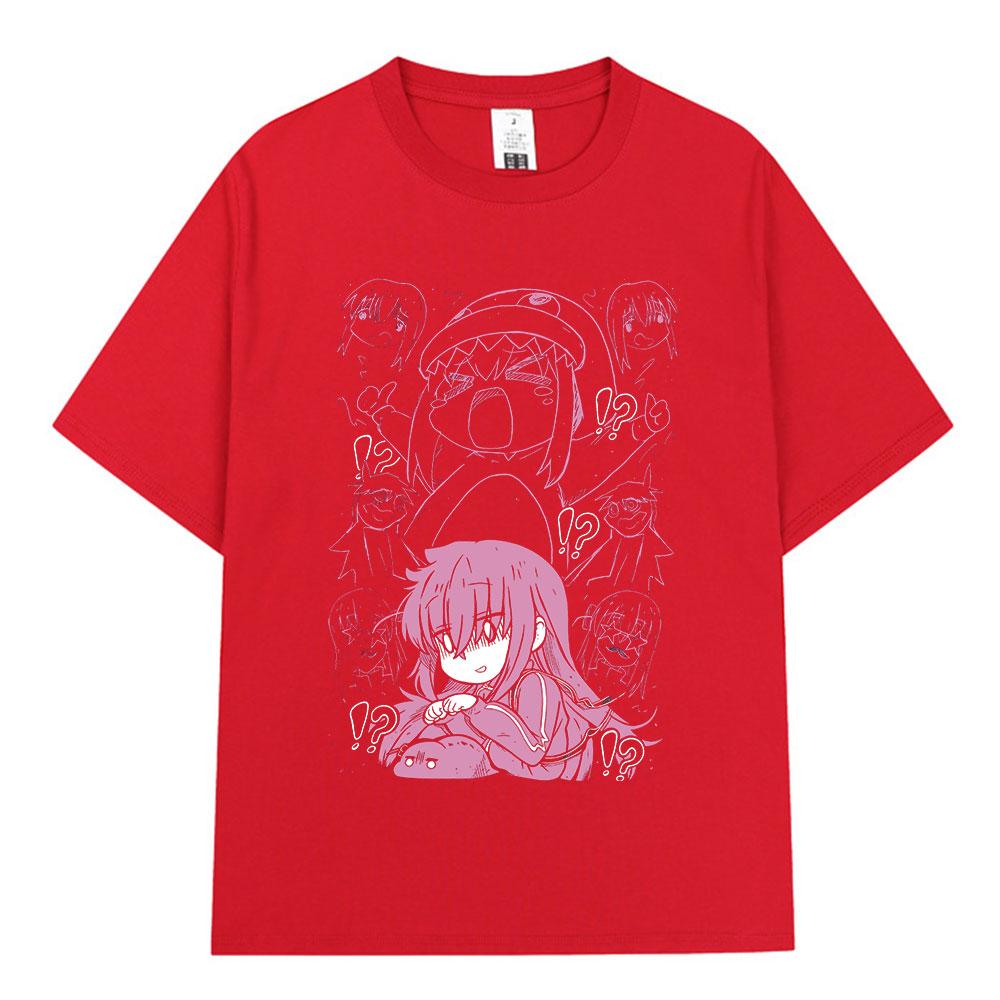 Japanese Unisexga Bocchi The Rock Tshirt Anime Gotoh Hitori Graphic Tshirts Unisex Women Summer Oversized Cotton T Shirts Streetwear