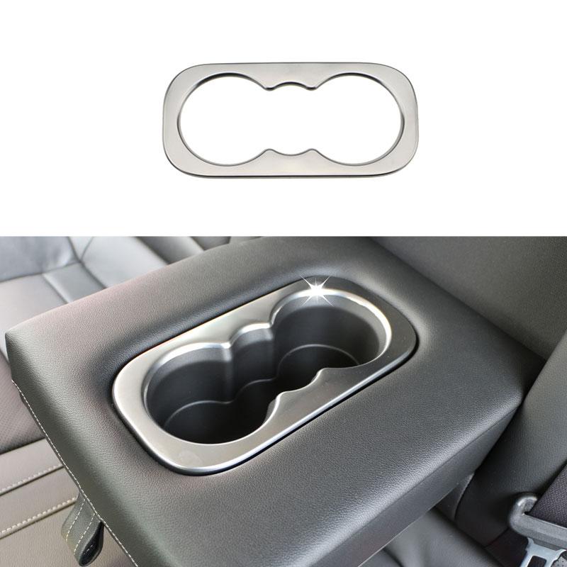 

Car Rear Water Cup Holder Protection Cover Trim Sticker for Renault Koleos for Samsung QM6 2017-2022 Stickers ABS Accessories серебряный