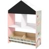 Children's Toy Storage Unit with Removable Shelves and Drawers. Pink