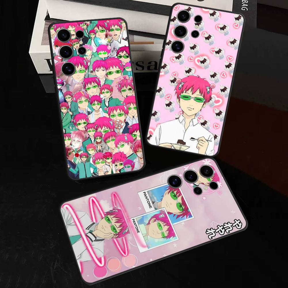 The D-Disastrous Life Of Saiki K Case For Samsung Galaxy Case S25 S23 S22 S21 S30 S20 S10 Ultra Plus FE TPU Soft Cover