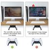 Mcbazel Controller Storage Stand for Tabletop Storage PS5 Controller Table Stand Tape Controller Storage Black PS5/PS4 Controllers, Mount, Under-Desk
