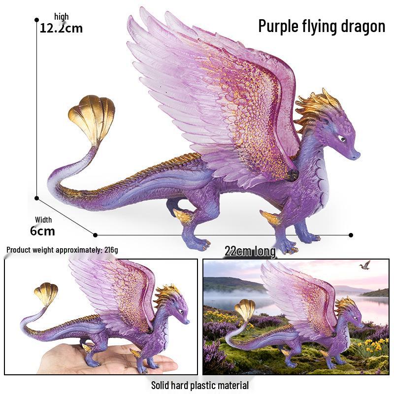 European Mythical Pegasus Unicorn Toy Model: Elf, Mythical Creature, Magic Beast 