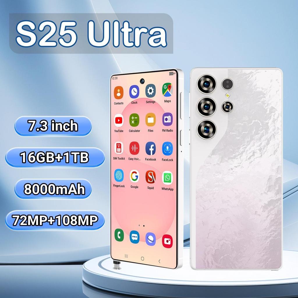 S25 Ultra 5G Android Smartphone, 7.3-Inch, 16GB RAM, 1TB Storage