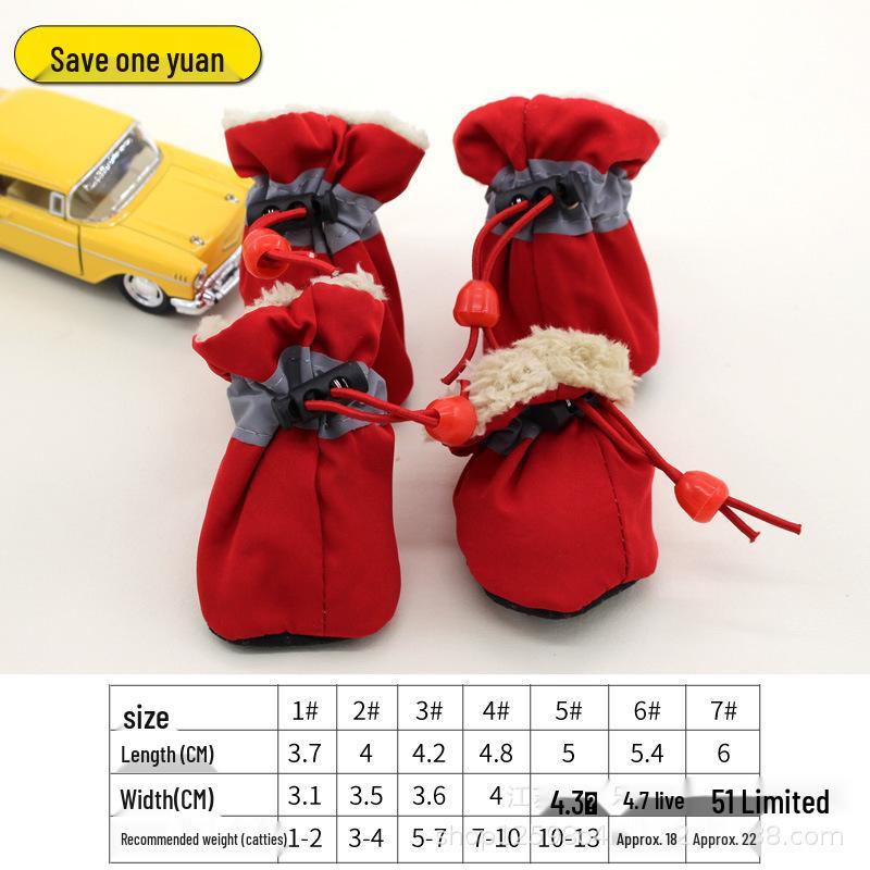 Anti-Drop Soft Sole Dog Shoes for Small & Medium Dogs - Secure Fit for Spring & Autumn