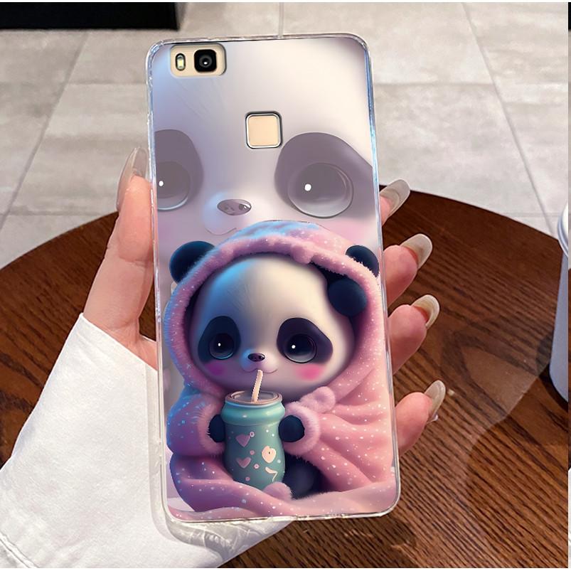 Soft Case For Huawei P9 Lite 2016 Back Cover Cute Love Rabbit Clear TPU Casing for Huawei P9Lite VNS-L31 VNS-L21 Bumper 5.2 inch