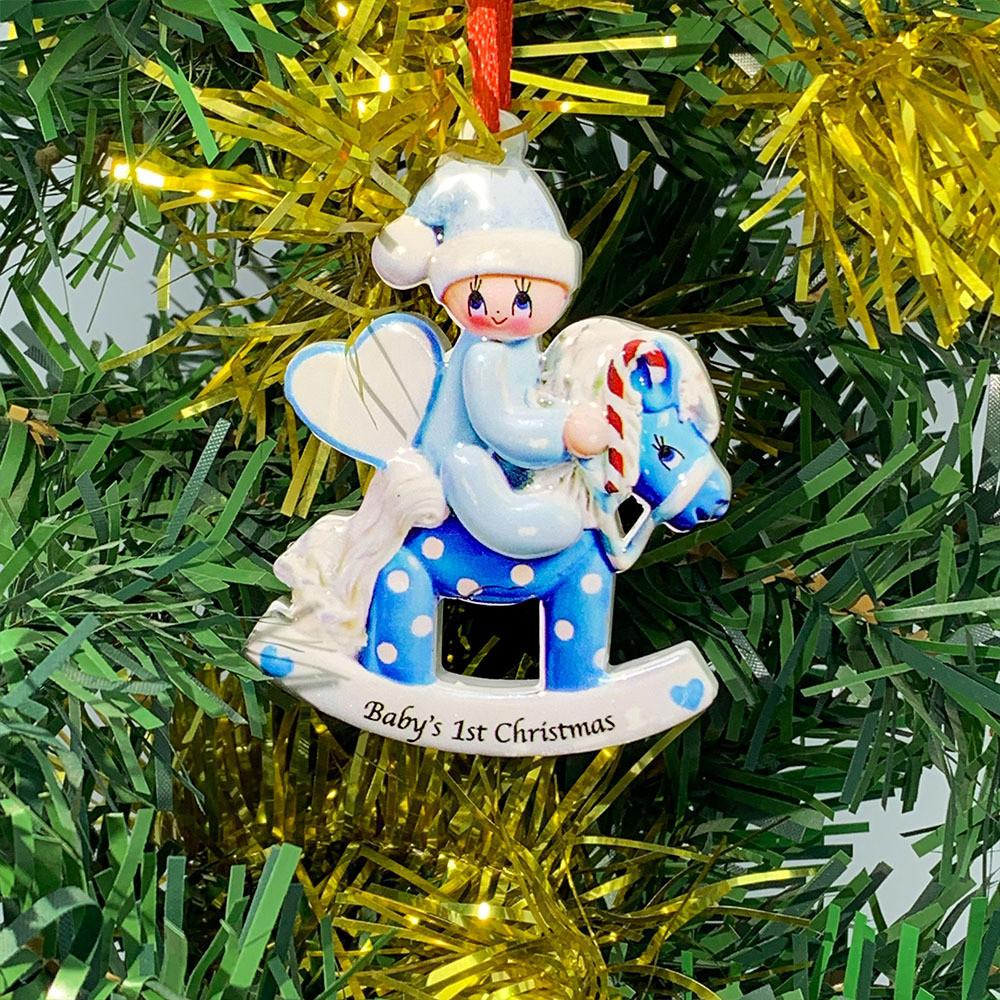 Pink Whimsical Wooden Unicorn Holiday Decoration Stylish Handcrafted Accent Christmas For