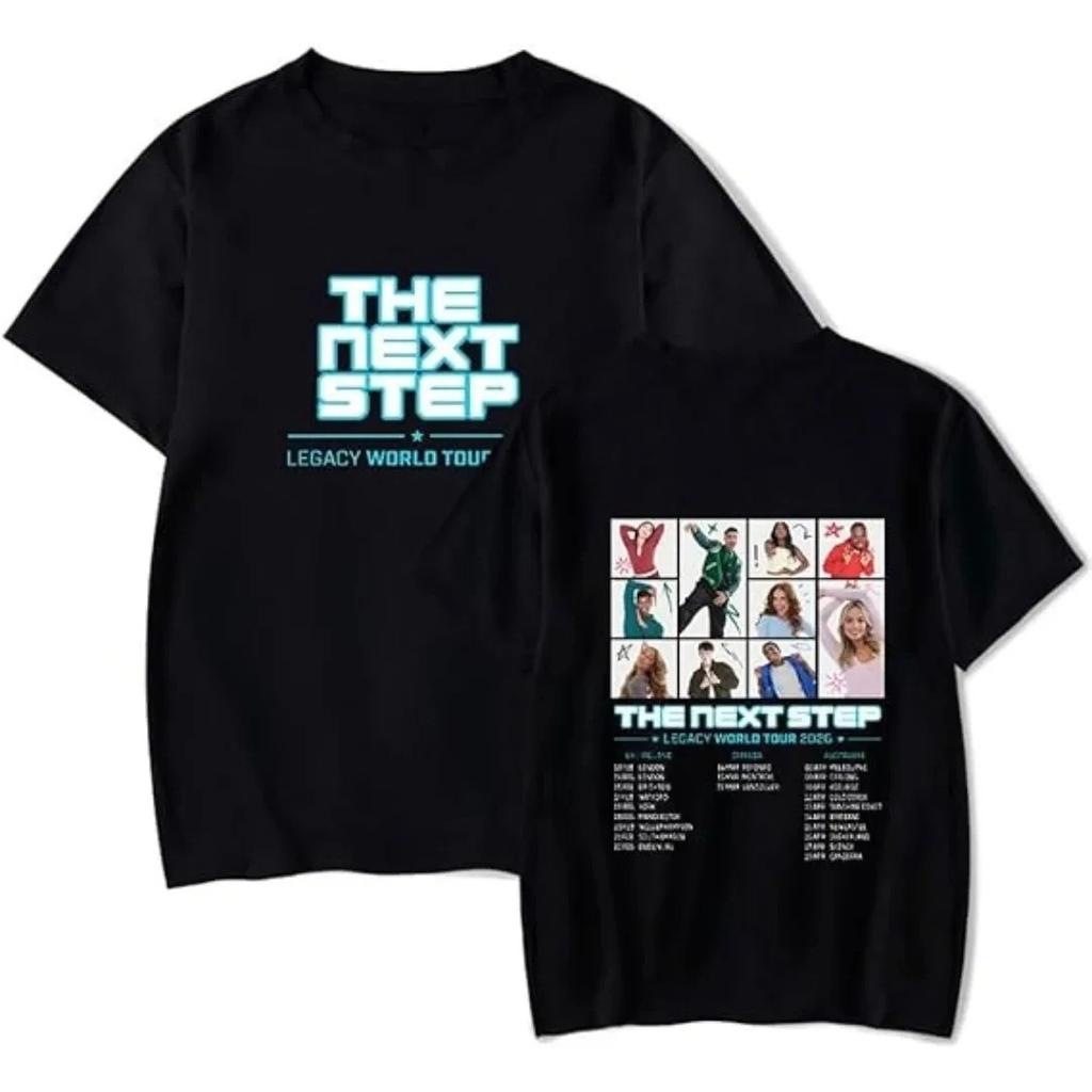The Next Step Legacy World Tour 2026 Fashion Harajuku Summer Tee Clothes Casual Summer Women Men T-Shirt Streetwear Trendy Cotton