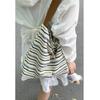 High-End Achseltasche, Einfache Gestreifte Tasche, Einzel-Schultertasche mit großem Fassungsvermögen