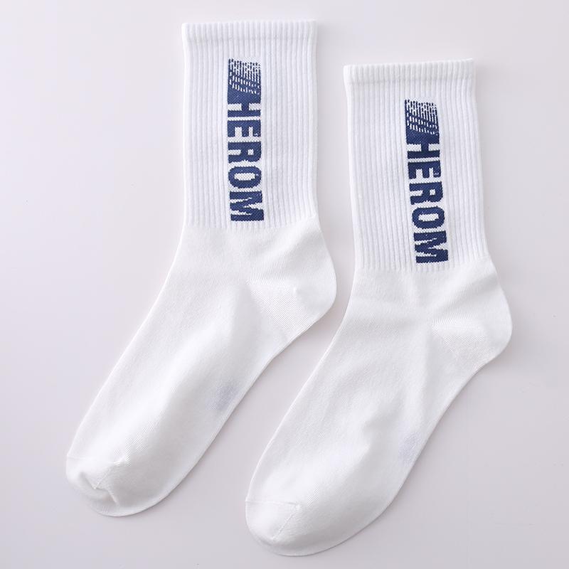 New Men's Socks Funny Men's  Crew Harajuku Hip Hop Thick Cotton Socks Women Novelty Cartoon Sock Combed Cotton Socks