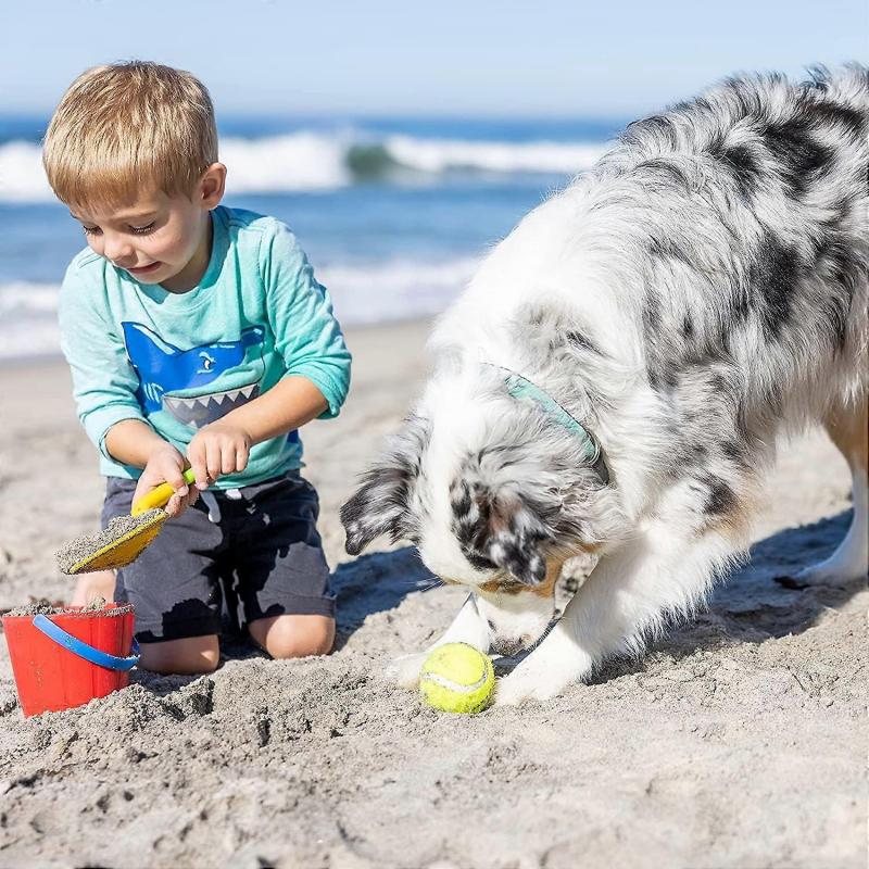 3-Pack Tennis Cricket Dog Toy Balls - Dog Tennis Is Great for Aggressive Chewers - Durable and Great for Sports, Lessons, Practice and Launchers