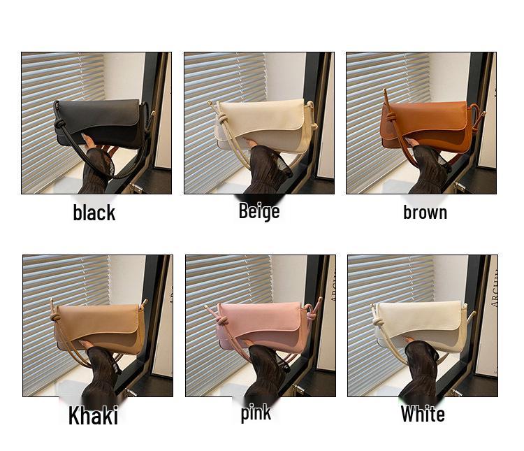 Sac à rabat bandoulière polyvalent pour femmes, nouveau style: Sac à main carré compact et élégant pour le travail et les déplacements