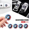 BBKP7 11mm 14mm 5/10pcs Car Remote Key Emblem Sticker For BMW 50th Anniversary M Power I3 G08 F15 F16 G20 E34 F94 F95 G30 G11 G12 E36