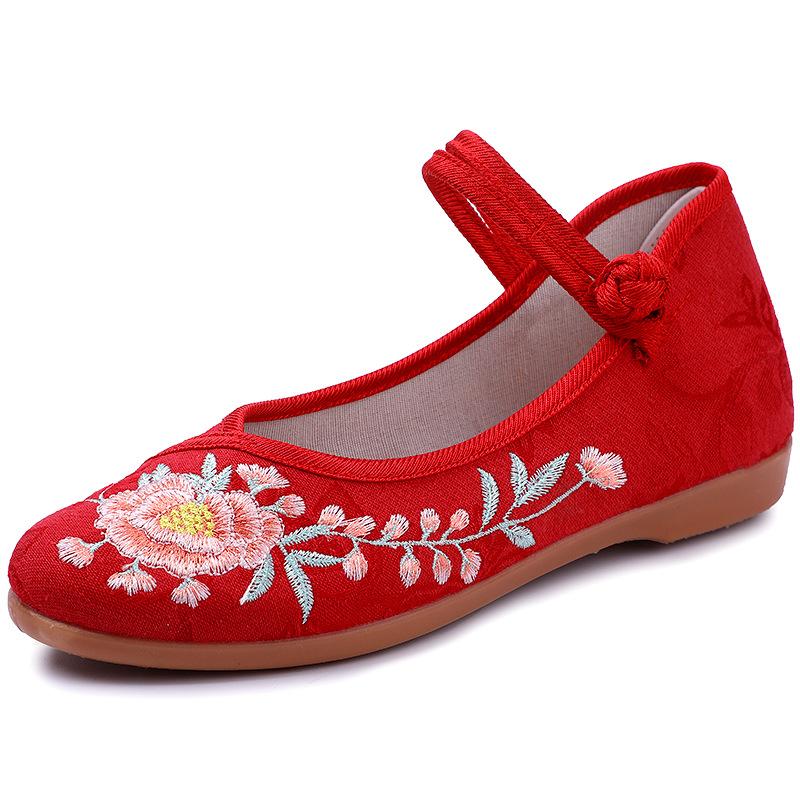 

Fashion 2025 New spring and autumn summer casual women s flat shoes casual embroidery ladies shoes 40