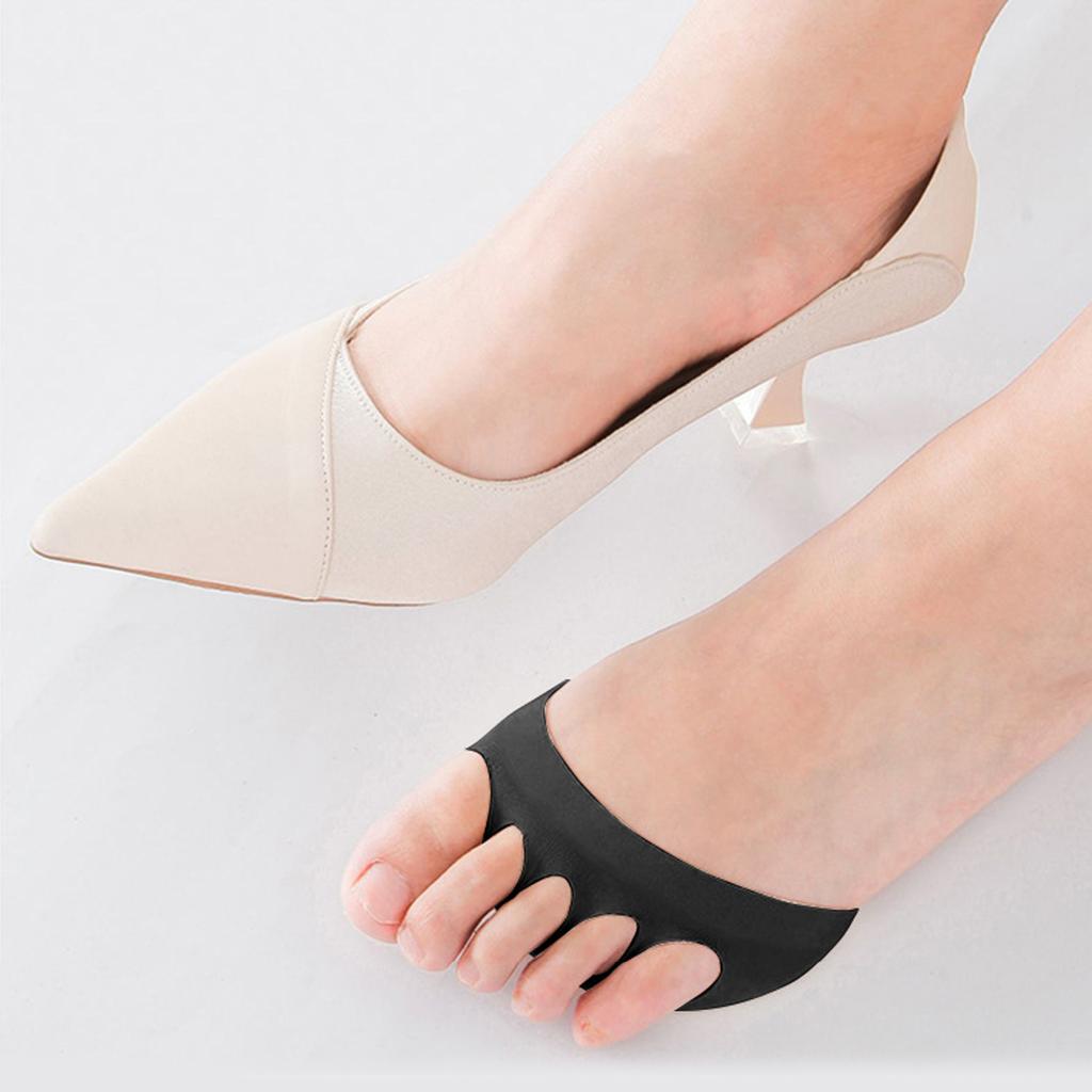 1 pairs Five Toes Forefoot Pads for Women High Heels Halfinsoles calluses CornsFoot care Absorbs Shock socks Toe Pad Inserts