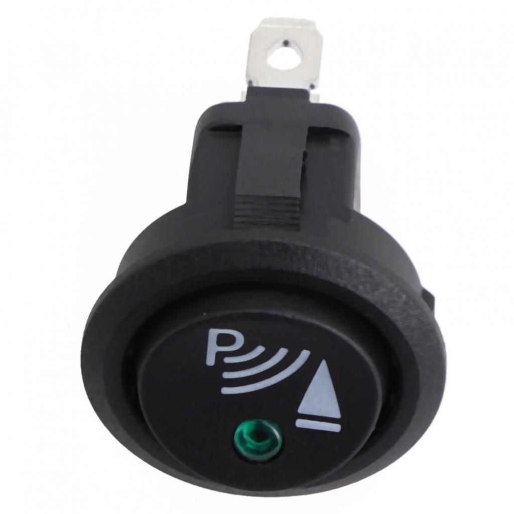 Plastic + Metal Switch Round 20Amp Car 3 Pin Rocker