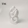 Unique Wedding Gift Ideas 3D Printed Abstract Couple Embrace Statue, Heart Hollow Love Figurine, Minimalist Romantic Soft Furnishing Displays