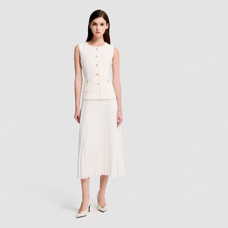

ELLASSAY Elegant Draped Pleated Dress L