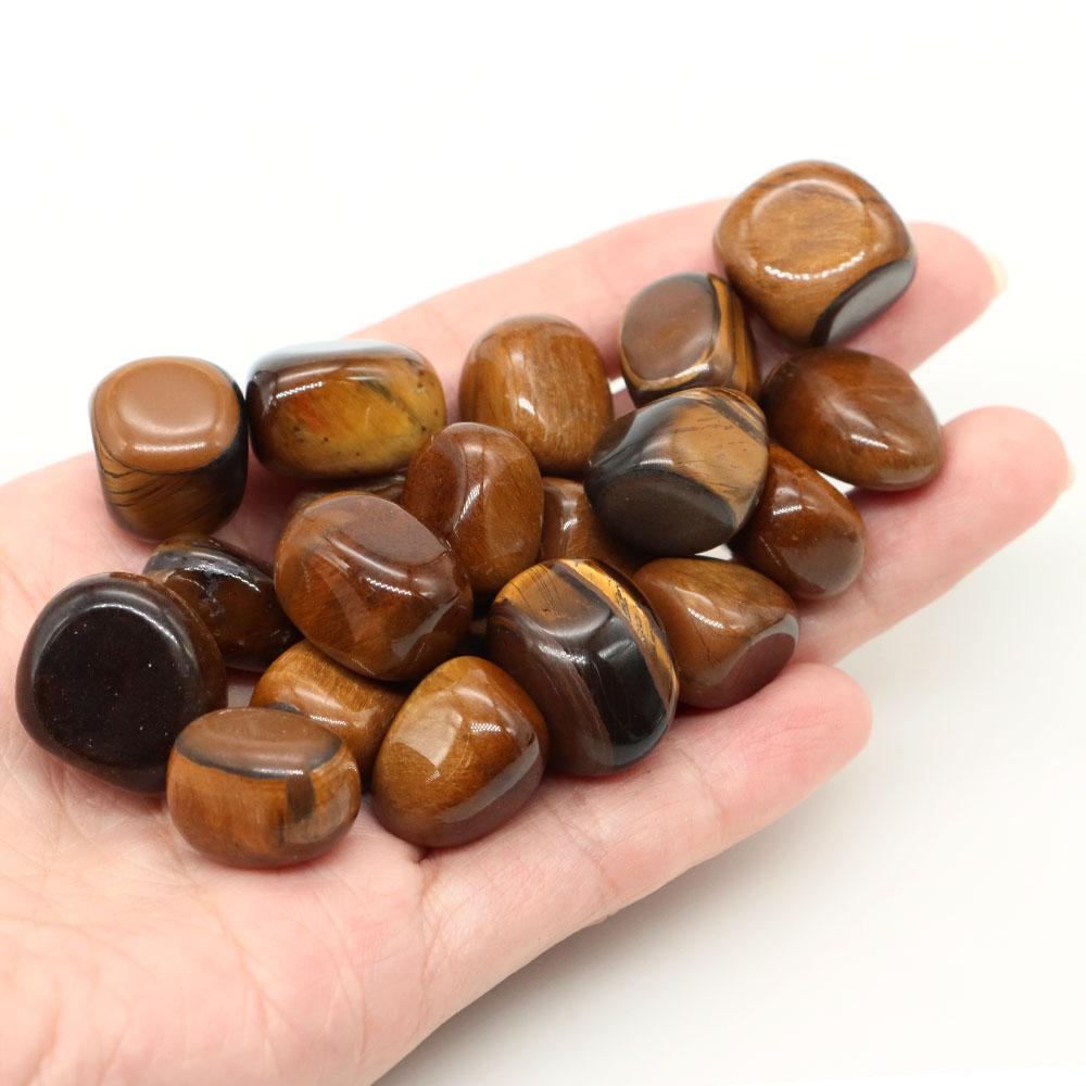 Natural Tumbled Stones Bulk Polished Rocks Gemstones Assorted Healing Crystals for Home Garden Tank Aquarium Decoration