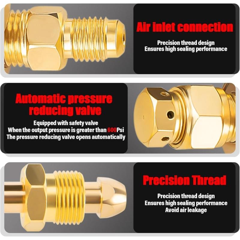 Nitrogen Regulator 1/4inch Male Outlet For Secure Connection And Long Lasting Performances In HVAC Environment