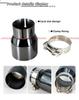 BMW M3/M4 Black Stainless Steel High-Performance Dual Outlet Exhaust Muffler Tailpipe