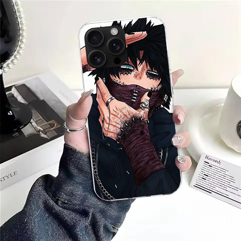Dabi MHA My Hero A-Academy Soft Phone Case For IPhone 11 17 Air 16E 16 Pro Max 15 + 14 Plus 13 Mini 12 Apple 7 SE 8 Fundas Coque