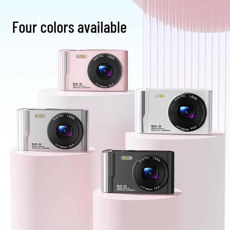 Student-Friendly 4K HD CCD Portable Digital Camera for Photos & Videos - Ideal for Campus & Travel