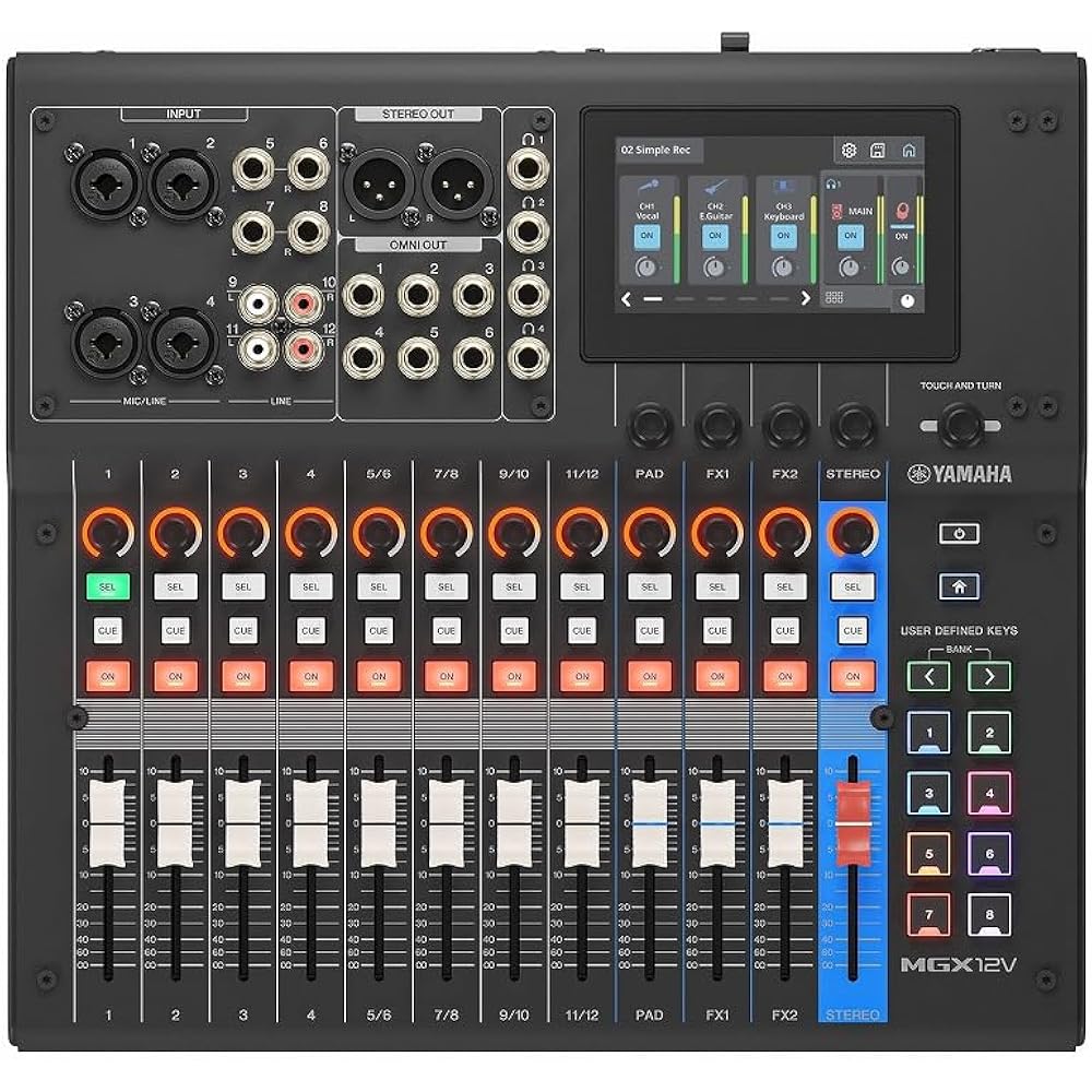 Yamaha YAMAHA Digital Mixer 18 Channel HDMI MGX12V B