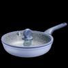 Chuidahuang 28CM Antihaft-Mikrodruck-Wok mit Deckel