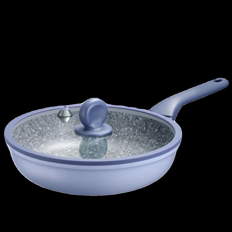Chuidahuang 28CM Antihaft-Mikrodruck-Wok mit Deckel