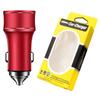 36W Dual USB Type-C Fast Car Charger with Metal QC3.0