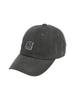NORDISK [Essential] Polar Bear Logo Washed Ball Cap_Charcoal