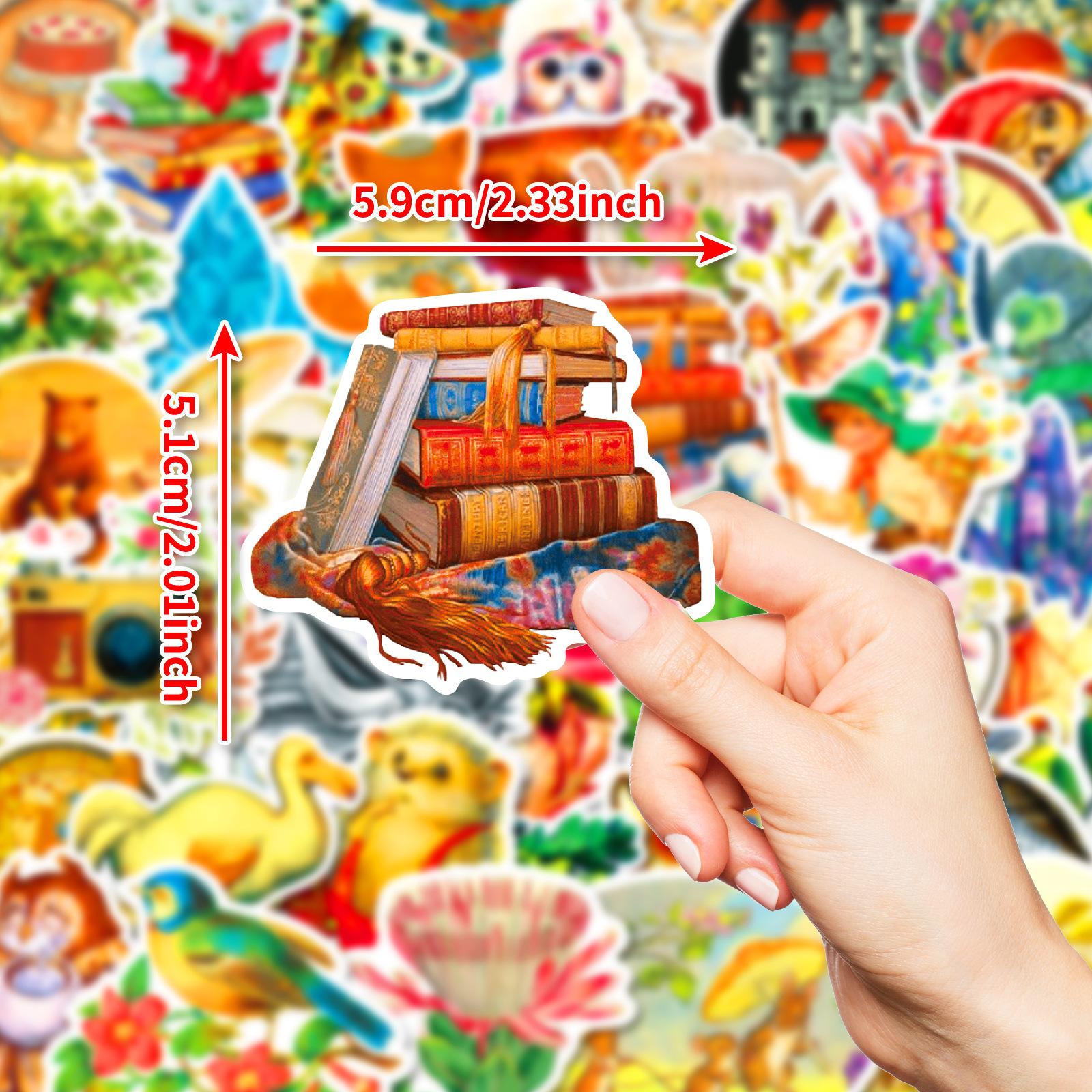 

50 Декоративные наклейки серии «Ретро стиль» Водонепроницаемые наклейки в скандинавском стиле