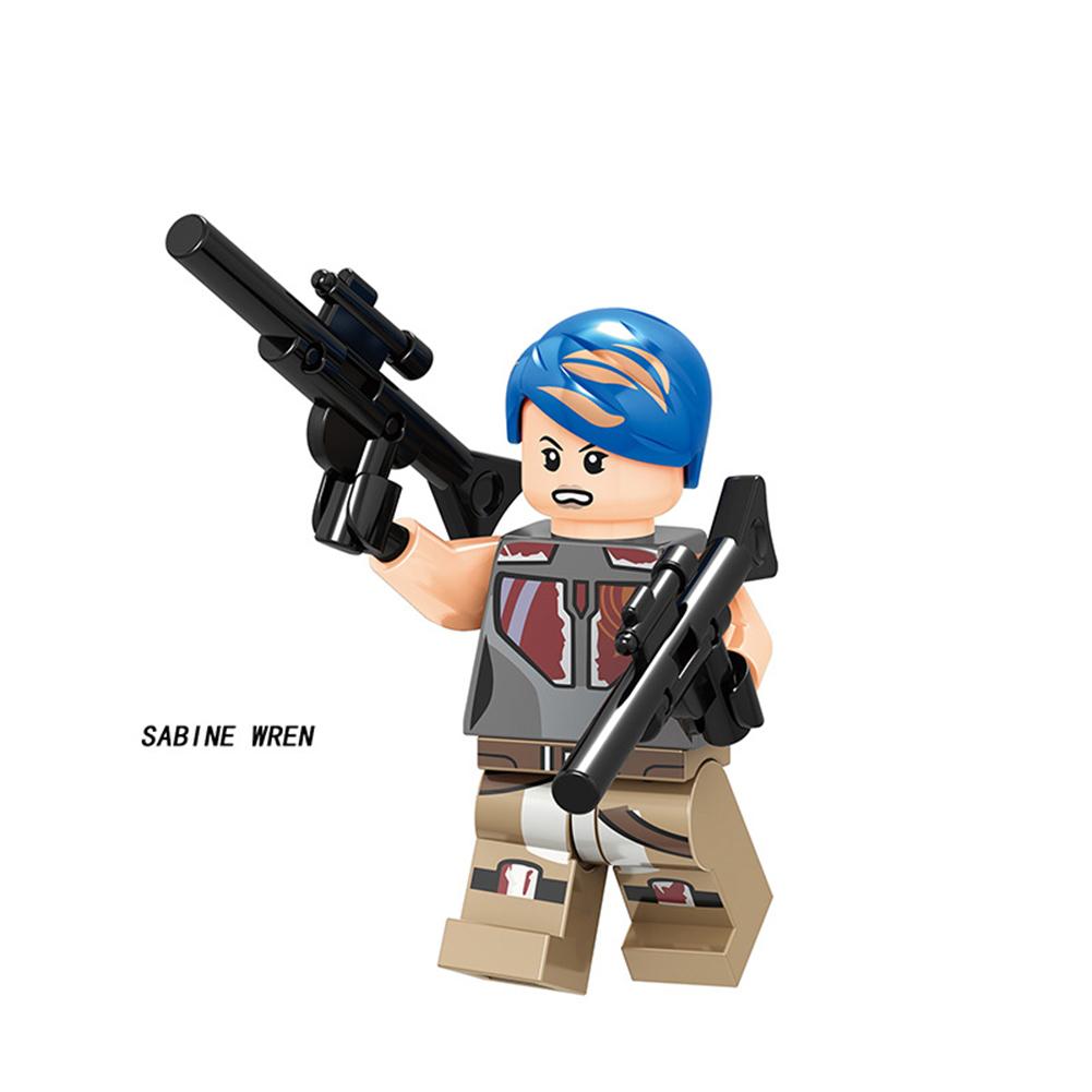 Minifigures Building Block Toys Star Wars Rey Snowtrooper Building Block Toys For Children Gifts