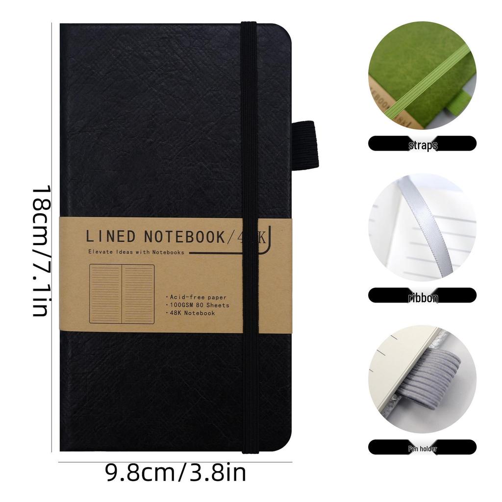 Eco-friendly DuPont Paper A5 Notebook - Waterproof Cover, Lined, Portable, Custom Logo Option