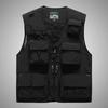 Men's Plus Size Quick-Dry Outdoor Casual Vest - Sleeveless, Loose Fit for Spring & Autumn