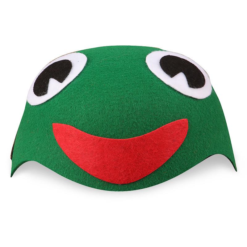 Cartoon Animal Party Kids Hat Children's Day Stage Performance Props Zoo Carnival Felt Hat Zodiac Rabbit Mouse Headdress